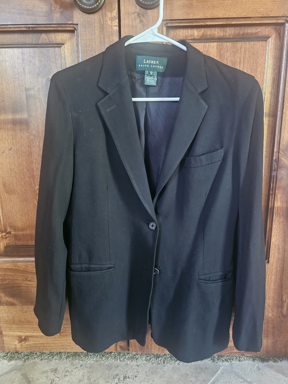 Ralph Lauren Black Women's Blazer with Green Label